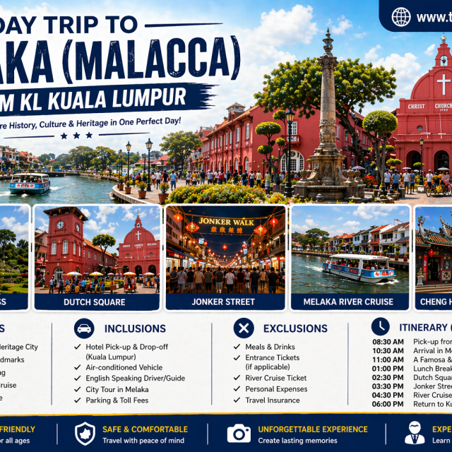 Malacca Day Trip from Kuala Lumpur (Private Tour) | Malaysia Tours