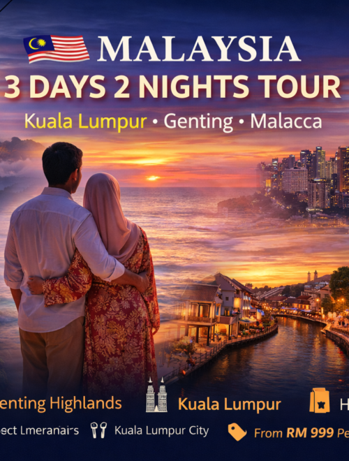 3 Days Tour Kuala Lumpur + Genting Highlands + Malacca Malaysia | Malaysia Tours