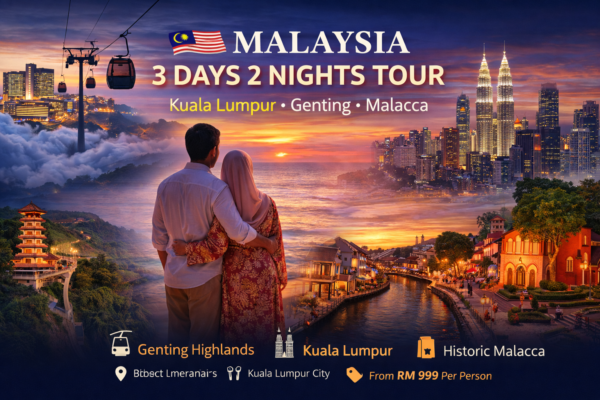 3 Days Tour Kuala Lumpur + Genting Highlands + Malacca Malaysia | Malaysia Tours