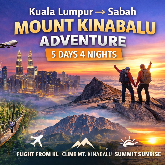 5 Days Kota Kinabalu & Mount Kinabalu Adventure from Kuala Lumpur | Malaysia Tours